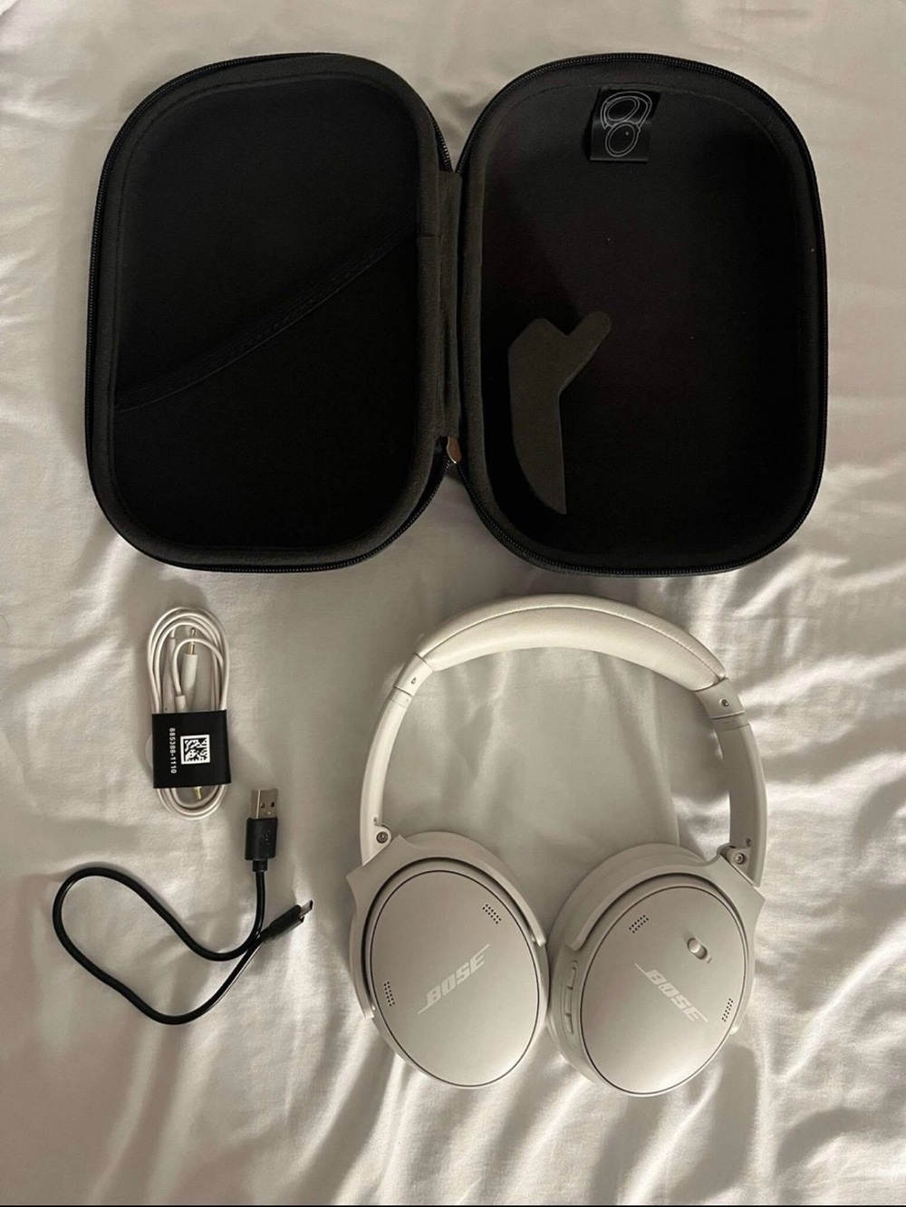 Bose Over-Ear Wireless Noise-Cancelling Headphones — White